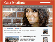 Tablet Screenshot of cadaestudiante.com